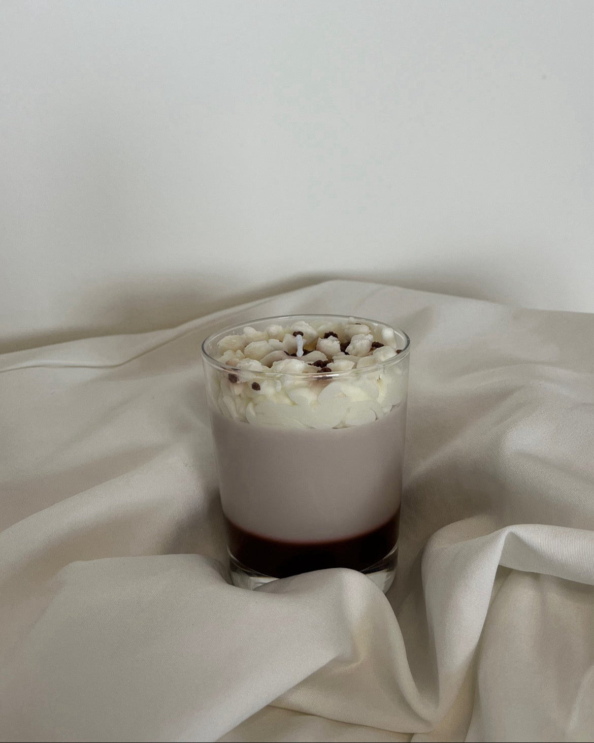 Coconut hot chocolate with marshmallows