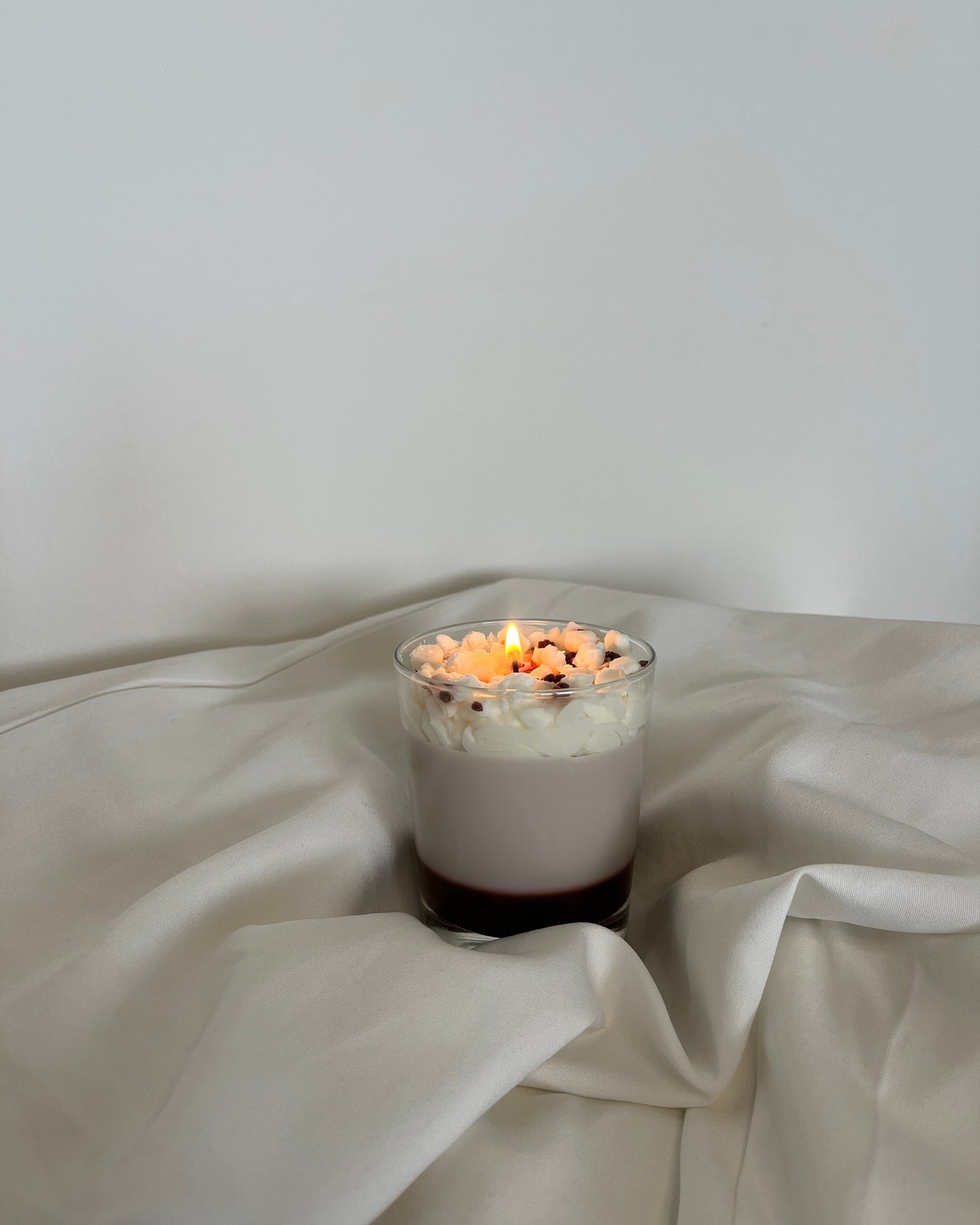 Coconut hot chocolate with marshmallows
