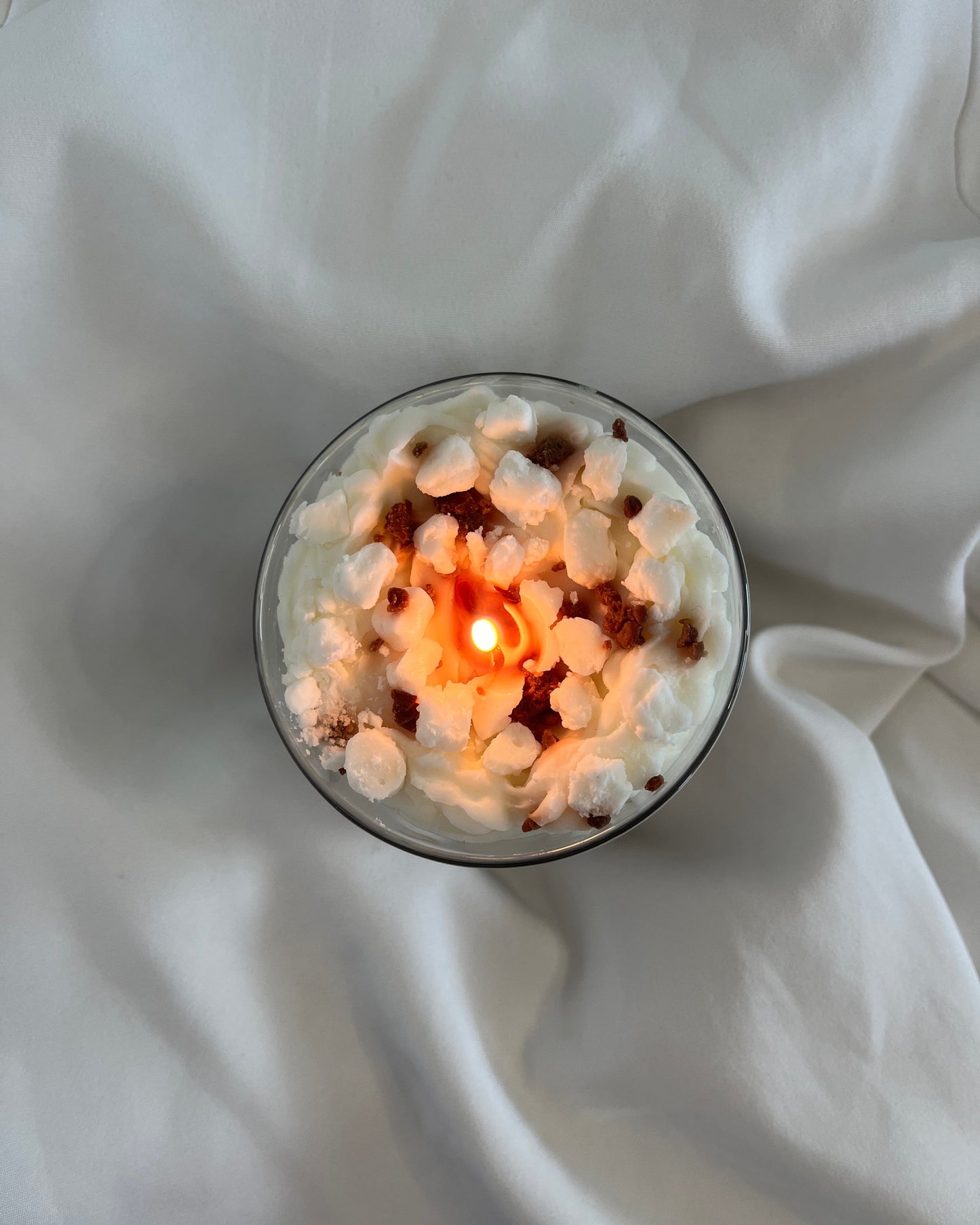 Coconut hot chocolate with marshmallows